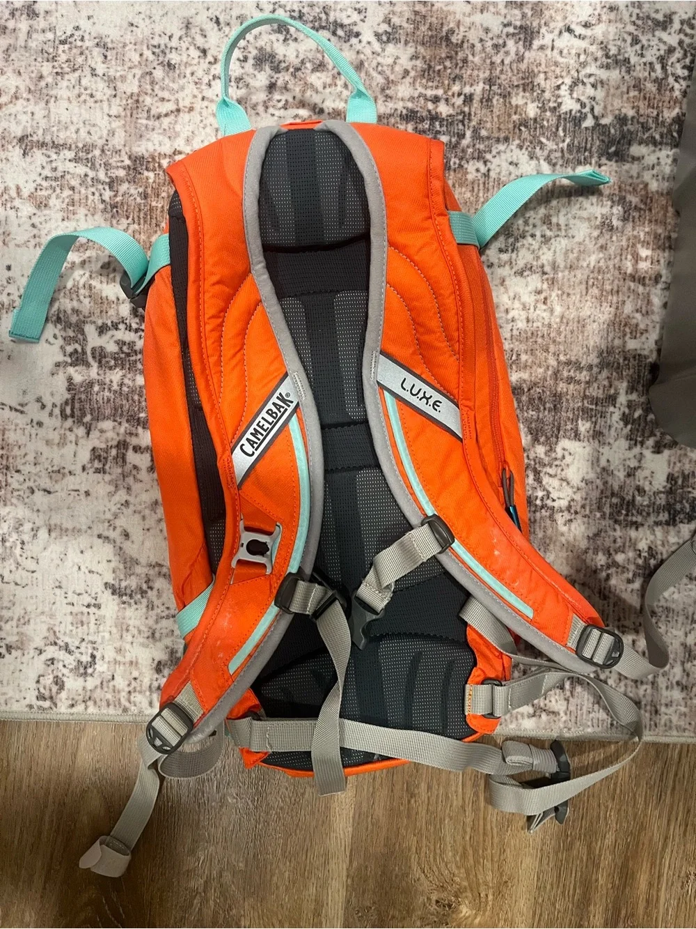 CamelBak Orange Backpack with Mint Trim
